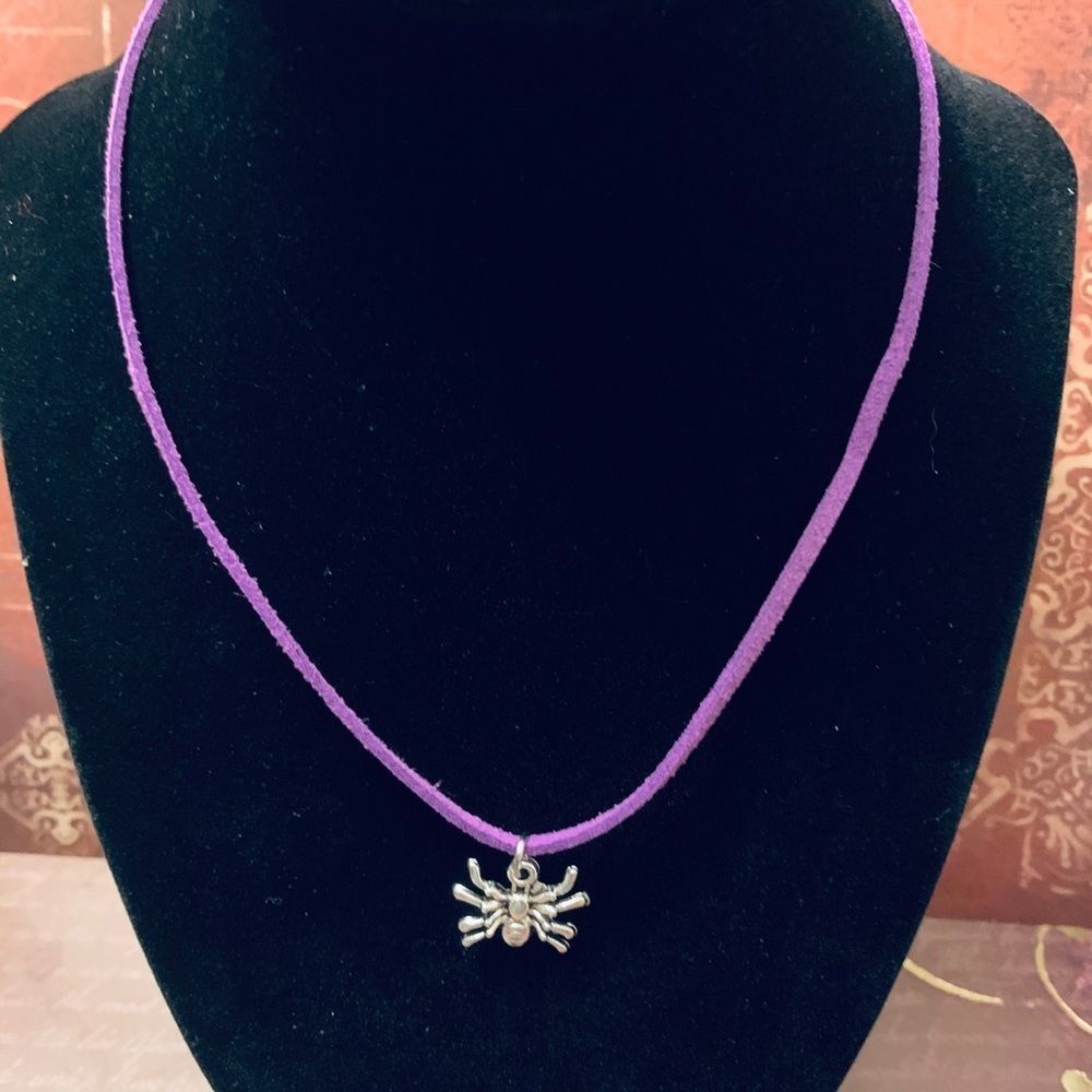 Rin's Unique Boutique - Half Off Halloween - Suede Cord Choker Necklace